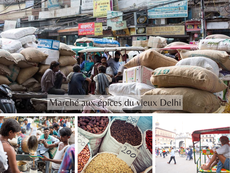Chandni Chowk silver et Spice Market (Khari Baoli)