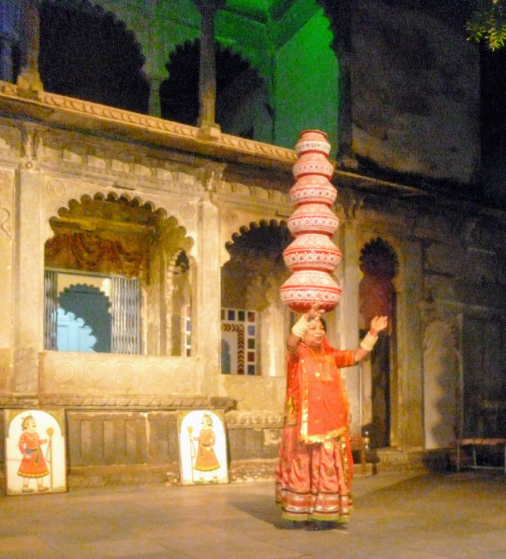 Spectacle folklorique Rajasthani à Udaipur